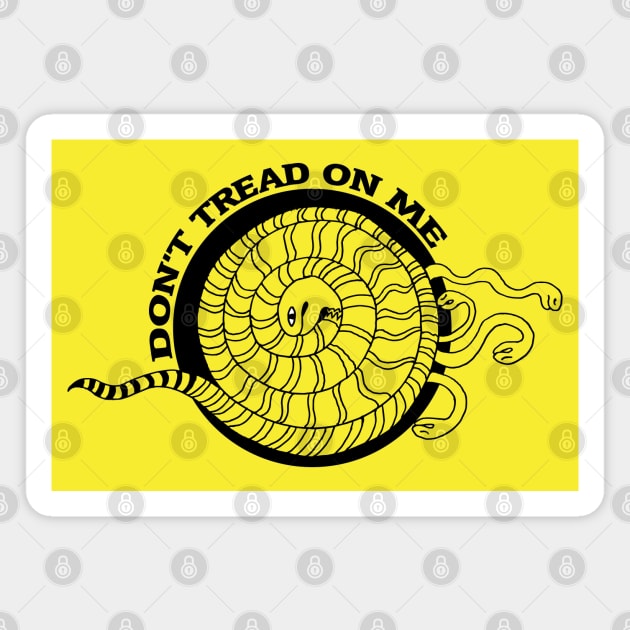 Don't Tread on Me Magnet by Sofiia Golovina